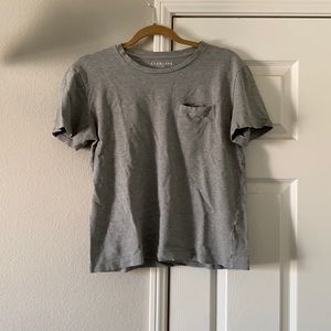 Thick cotton grey t-shirt